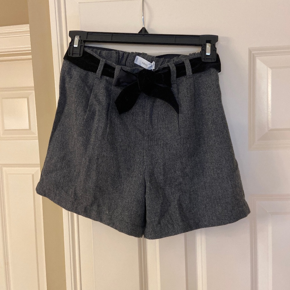 Mango girls  wool shorts NWT